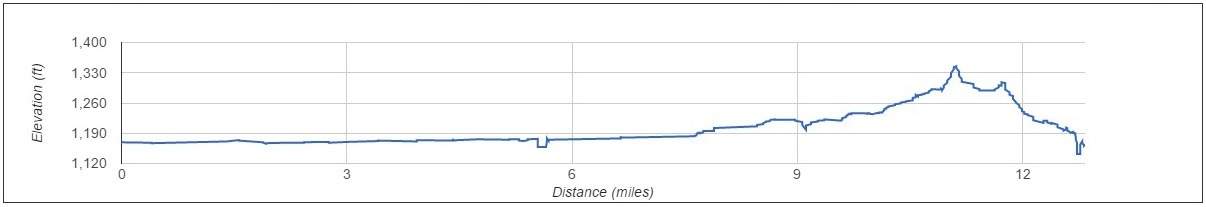 Rock N Roll Arizona Half Marathon Elevation Map