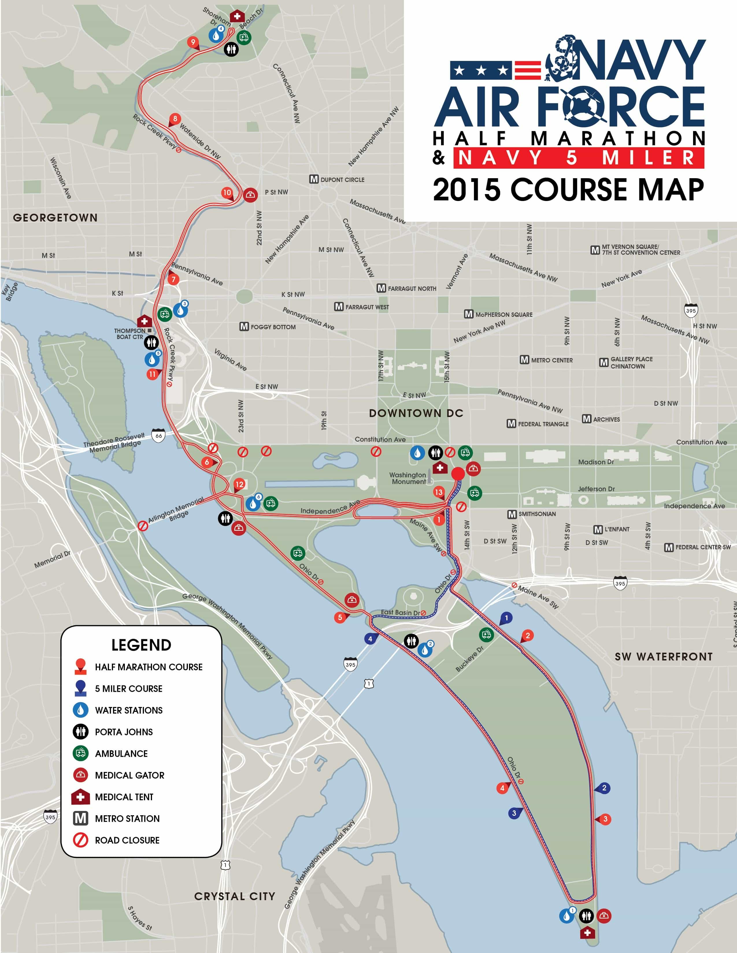 Air Force Marathon Elevation Chart