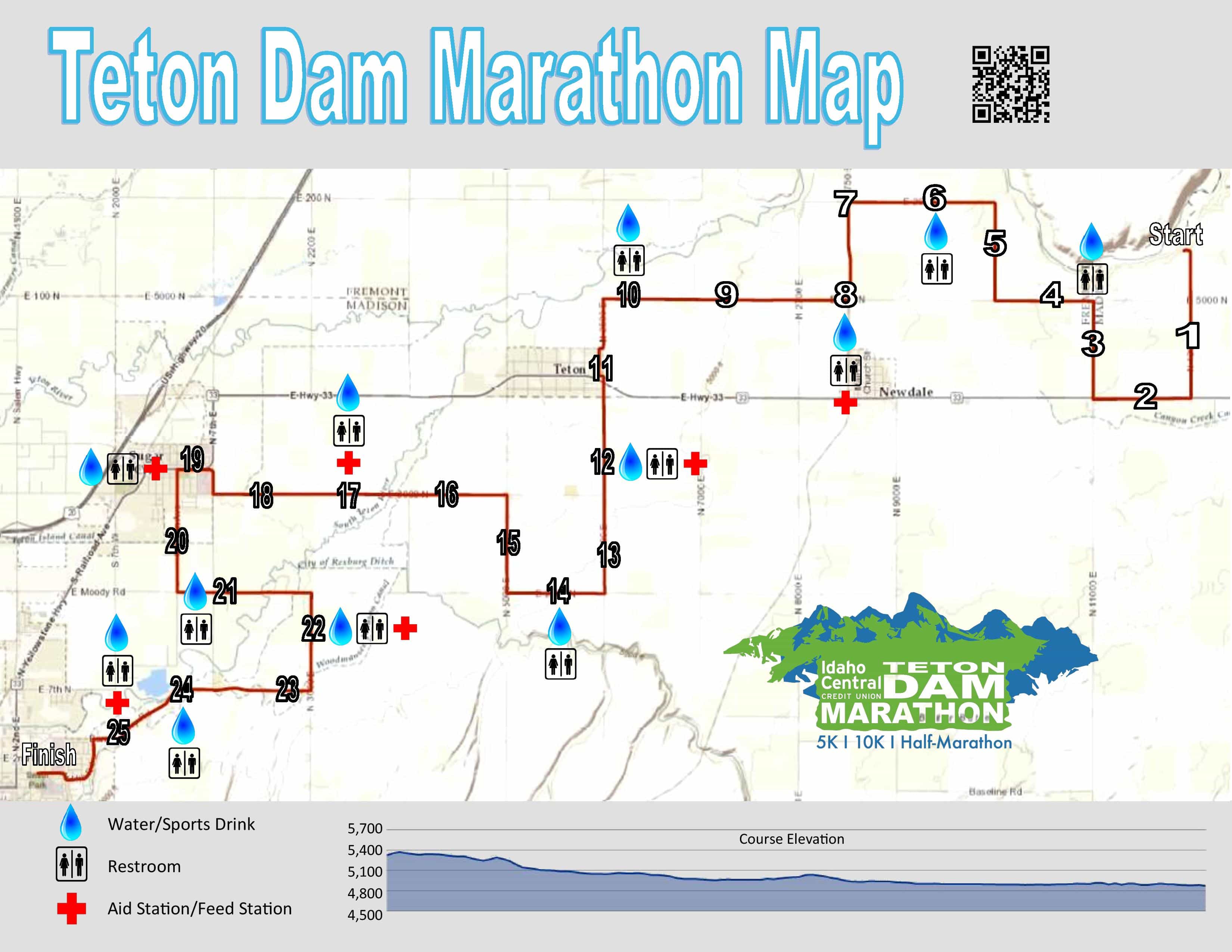 Image Source: Missoula Marathon Teton Marathon Map