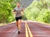running on track
